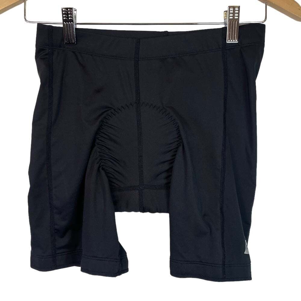 MEC Women's Black Spandex Bicycle Shorts Athletic Cyccling Padded Seat Size S